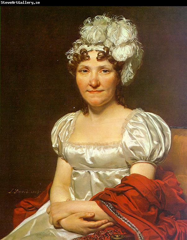 Jacques-Louis  David Portrait of Charlotte David